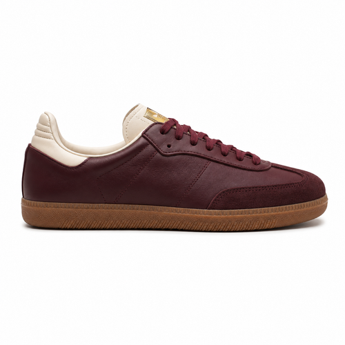 Maroon Cream White