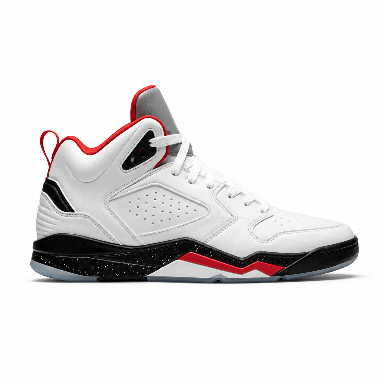 Retro Fire Red Silver Tongue